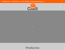 Tablet Screenshot of caribbeanclosets.com